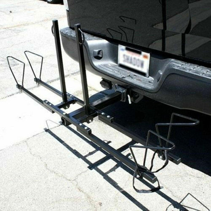 DURAFORCE Heavy Duty Hitch Mount 2-Bike Rack Carrier Platform Car Truck SUV 2'' Receiver