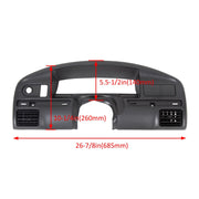 DURAFORCE Instrument Dash Cluster Bezel for GAS 1994-1997 Ford F150 F250 F350 94-96 Bronco
