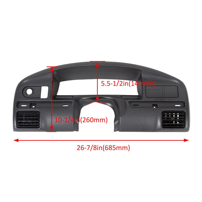 DURAFORCE Instrument Dash Cluster Bezel for GAS 1994-1997 Ford F150 F250 F350 94-96 Bronco