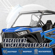 DURAFORCE UTV Full Clear Windshield for 2014-2021 Polaris RZR 900 S RZR 1000 XP 1000 /4
