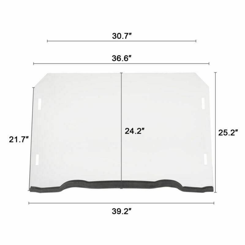 DURAFORCE UTV Full Clear Windshield for 2014-2021 Polaris RZR 900 S RZR 1000 XP 1000 /4