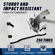 DURAFORCE UTV Full Clear Windshield for 2014-2021 Polaris RZR 900 S RZR 1000 XP 1000 /4