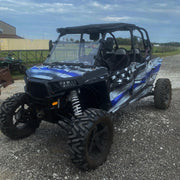 DURAFORCE UTV Full Clear Windshield for 2014-2021 Polaris RZR 900 S RZR 1000 XP 1000 /4