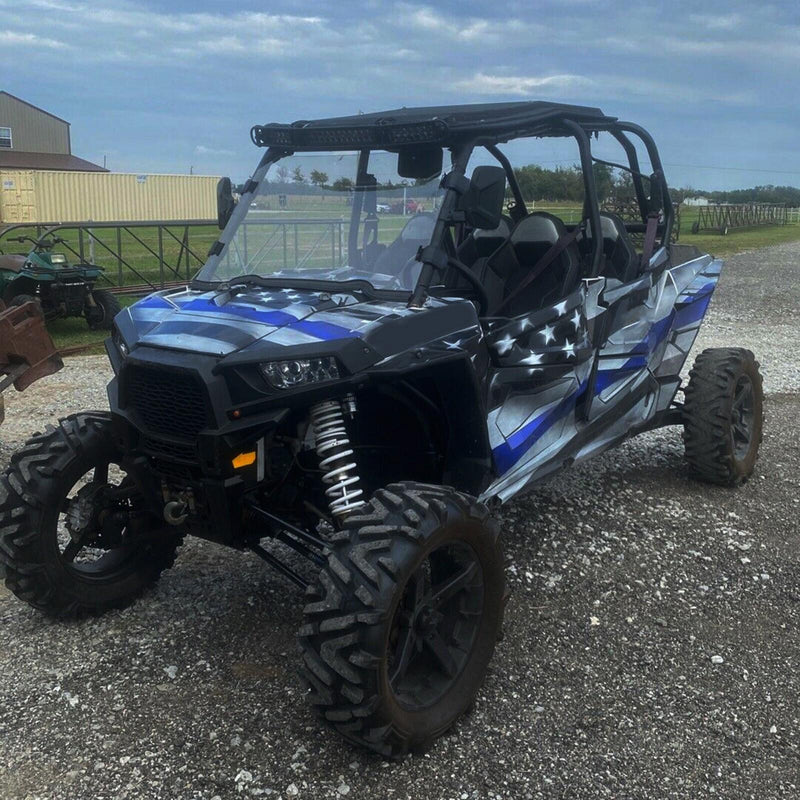 DURAFORCE UTV Full Clear Windshield for 2014-2021 Polaris RZR 900 S RZR 1000 XP 1000 /4