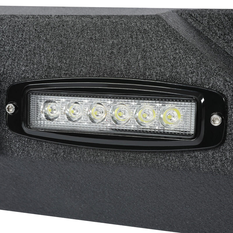 DURAFORCE Rear Bumper W/Led Light D-Rings 2" receiver Fit 87-06 Jeep Wrangler YJ TJ