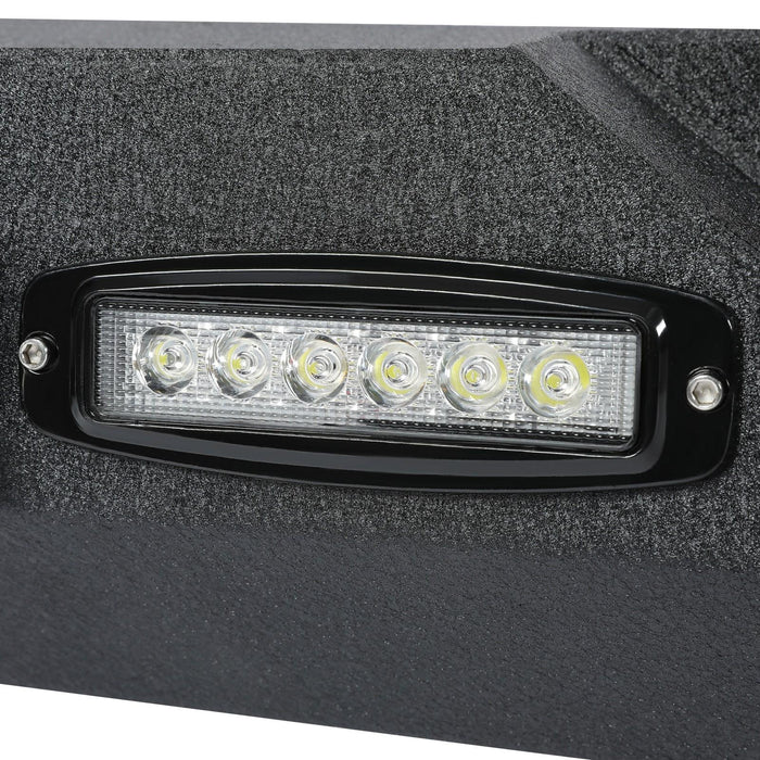 DURAFORCE Rear Bumper W/Led Light D-Rings 2" receiver Fit 87-06 Jeep Wrangler YJ TJ