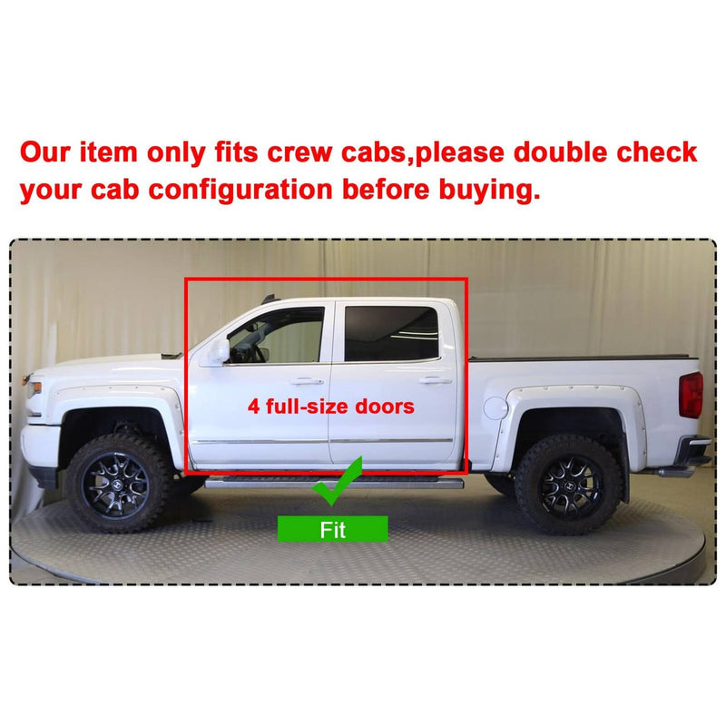 DURAFORCE Underseat Storage Box For 07-18 Chevy Silverado Sierra 1500 2500 3500 Crew Cab