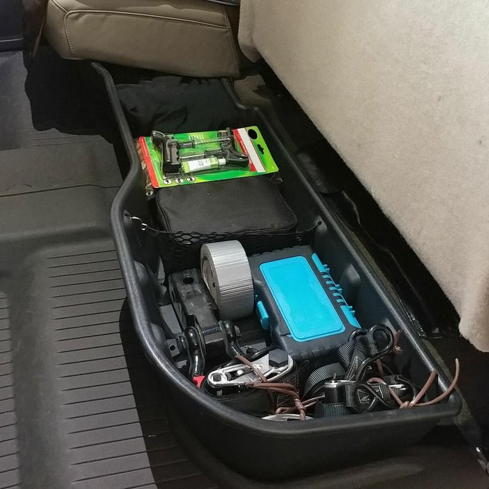 DURAFORCE Underseat Storage Box For 07-18 Chevy Silverado Sierra 1500 2500 3500 Crew Cab