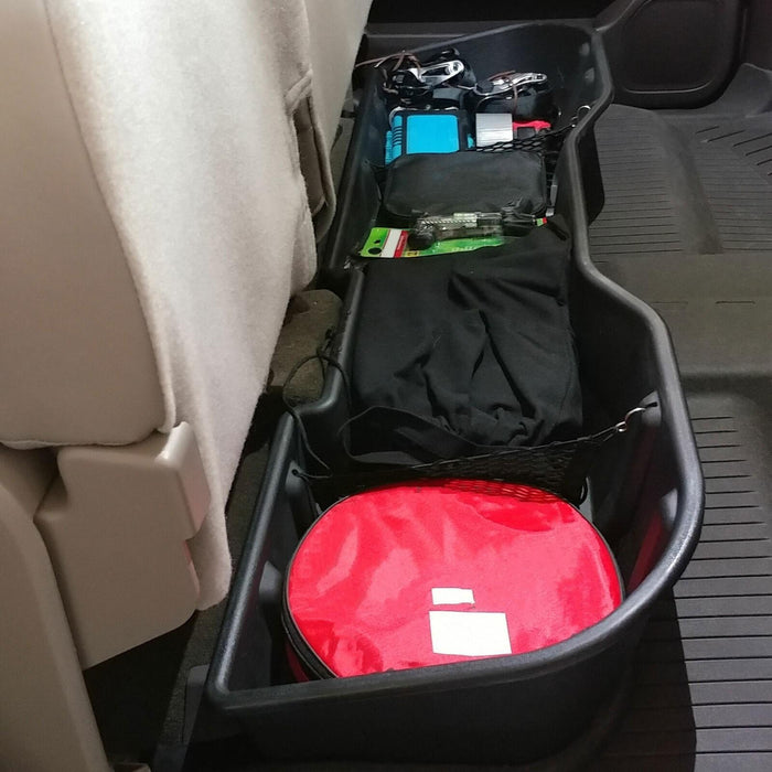 DURAFORCE Underseat Storage Box For 07-18 Chevy Silverado Sierra 1500 2500 3500 Crew Cab