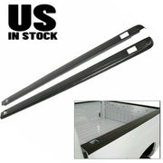 DURAFORCE Black Bed Rail Caps for 1999-2006 Chevy Silverado / GMC Sierra 6'6" Bed 7201151