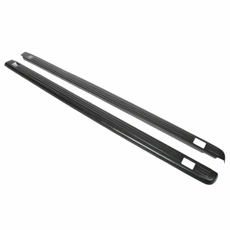 DURAFORCE Black Bed Rail Caps for 1999-2006 Chevy Silverado / GMC Sierra 6'6" Bed 7201151