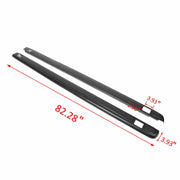 DURAFORCE Black Bed Rail Caps for 1999-2006 Chevy Silverado / GMC Sierra 6'6" Bed 7201151