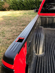 DURAFORCE Black Bed Rail Caps for 1999-2006 Chevy Silverado / GMC Sierra 6'6" Bed 7201151