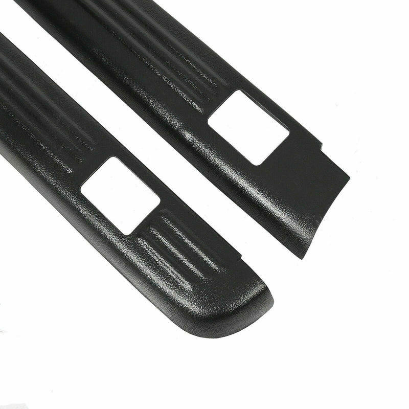 DURAFORCE Black Bed Rail Caps for 1999-2006 Chevy Silverado / GMC Sierra 6'6" Bed 7201151