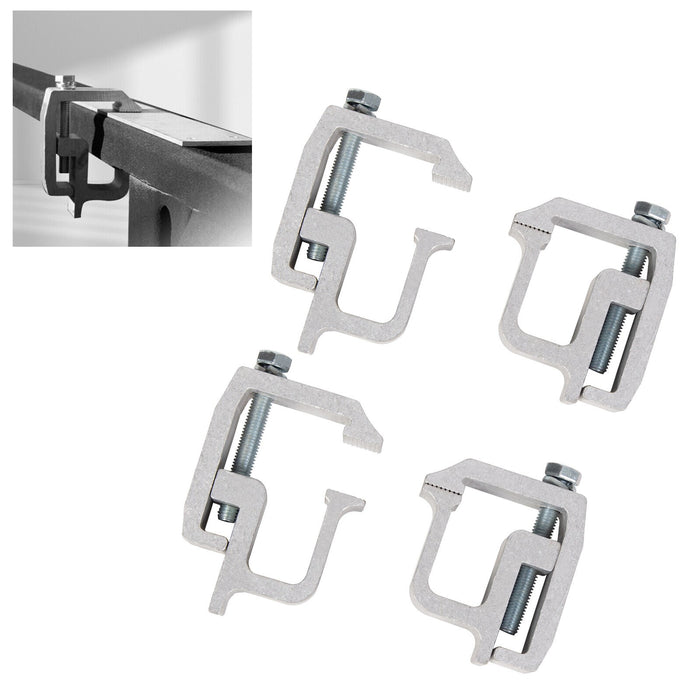 DURAFORCE 4 x Truck Cap Topper Camper Shell Mounting C-Clamps For Truck Rack Heavy Duty