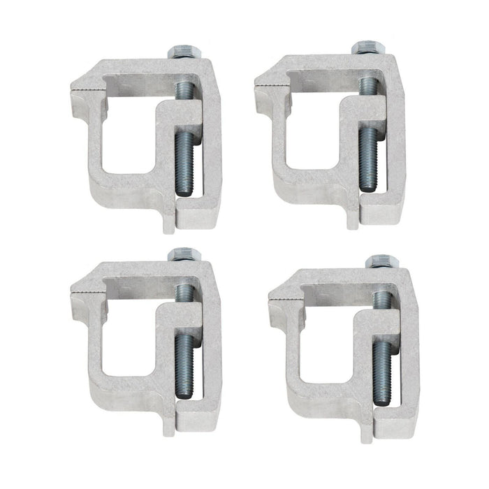 DURAFORCE 4 x Truck Cap Topper Camper Shell Mounting C-Clamps For Truck Rack Heavy Duty