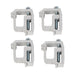 DURAFORCE 4 x Truck Cap Topper Camper Shell Mounting C-Clamps For Truck Rack Heavy Duty