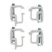 DURAFORCE 4 x Truck Cap Topper Camper Shell Mounting C-Clamps For Truck Rack Heavy Duty