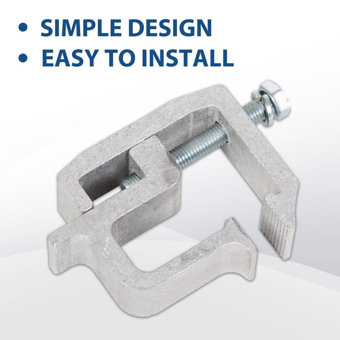 DURAFORCE 4 x Truck Cap Topper Camper Shell Mounting C-Clamps For Truck Rack Heavy Duty