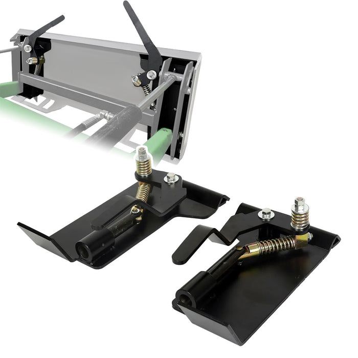 DURAFORCE Weld-On Skid Steer Quick Attach Bucket Conversion Adapter Latch Plates Universal