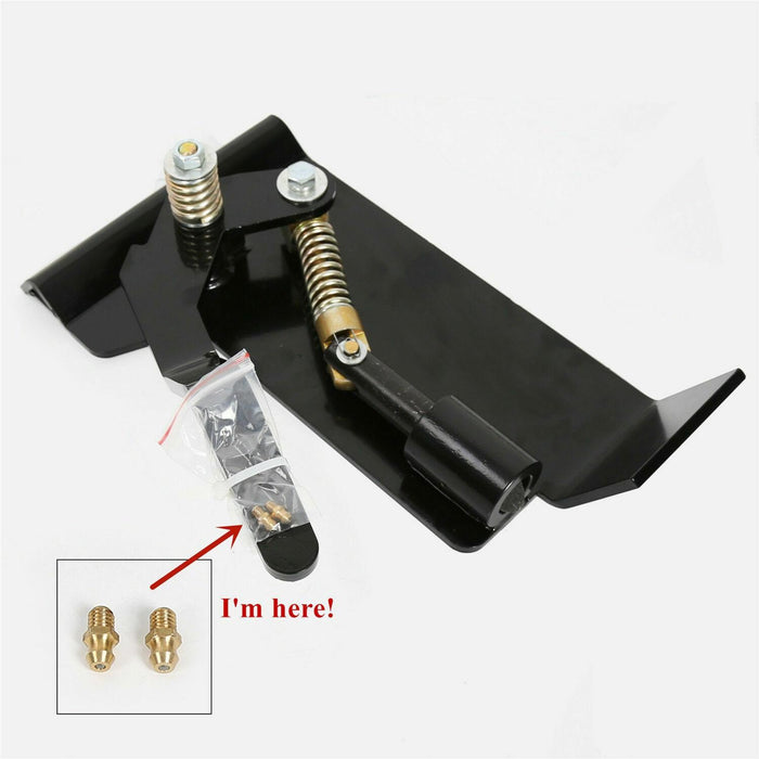 DURAFORCE Weld-On Skid Steer Quick Attach Bucket Conversion Adapter Latch Plates Universal
