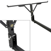 DURAFORCE Foldable Truck Bed Hitch Extender Extension Rack Canoe Boat Kayak Lumber w/Flag