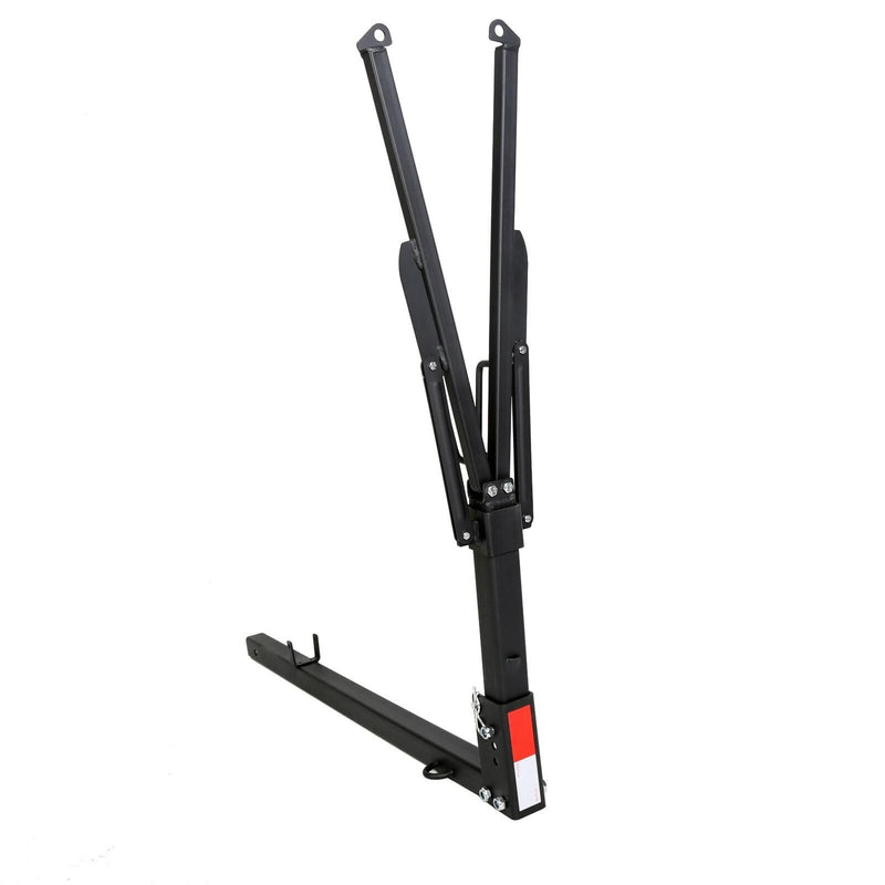 DURAFORCE Foldable Truck Bed Hitch Extender Extension Rack Canoe Boat Kayak Lumber w/Flag