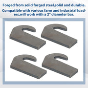 DURAFORCE Welding On Mounting Brackets For Pin Type Over The Bucket Loader Pallet Forks