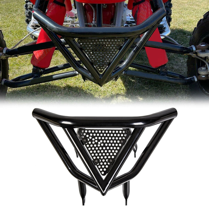 DURAFORCE Front Bumper Proctector Aluminum Black For Honda Sportrax 400 TRX400EX 99-08