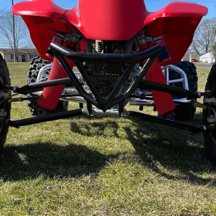 DURAFORCE Front Bumper Proctector Aluminum Black For Honda Sportrax 400 TRX400EX 99-08