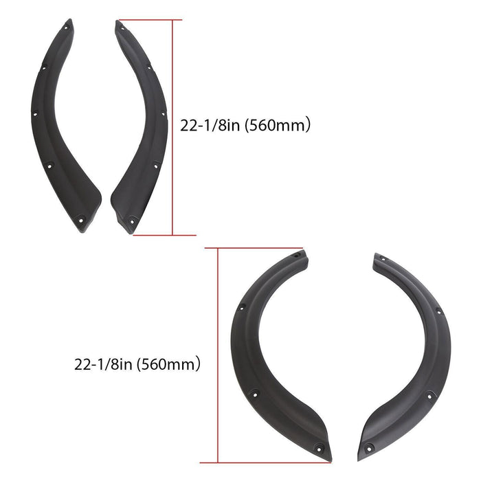 DURAFORCE Golf Cart Fender Flares for YAMAHA DRIVE G29 07-16 Front & Rear W/ Screws