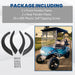 DURAFORCE Golf Cart Fender Flares for YAMAHA DRIVE G29 07-16 Front & Rear W/ Screws
