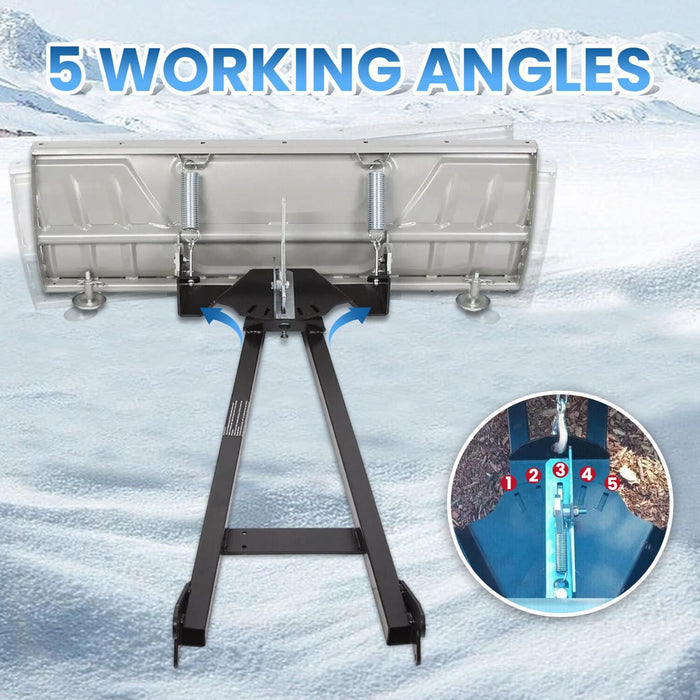 DURAFORCE Snow Plow Blade Universal Kit Adjustable 48" For Honda Kawasaki Polaris ATV