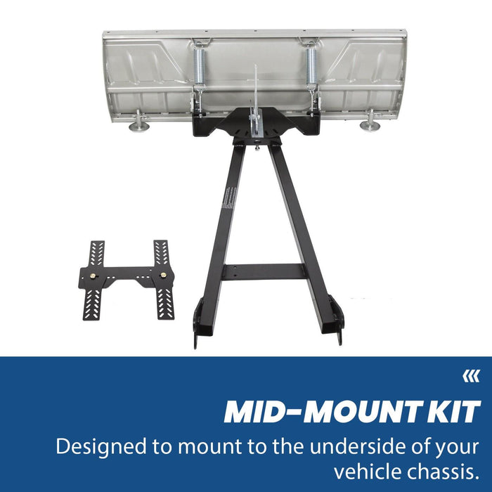 DURAFORCE Snow Plow Blade Universal Kit Adjustable 48" For Honda Kawasaki Polaris ATV