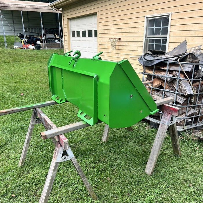 DURAFORCE Quick Tach Attachment 3/8" Cut-Out Mount Plate For Kubota Bobcat Skid Steer