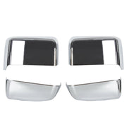 DURAFORCE For 2014-2019 Chevy Silverado GMC Sierra Chrome Tow Mirror Cap Cover Assemblies