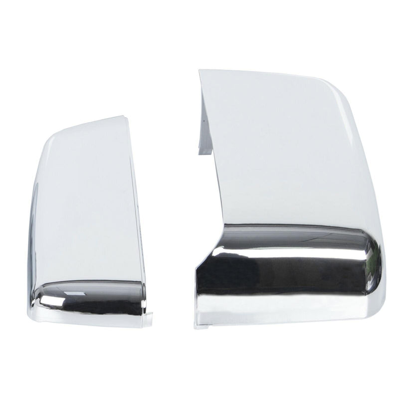 DURAFORCE For 2014-2019 Chevy Silverado GMC Sierra Chrome Tow Mirror Cap Cover Assemblies