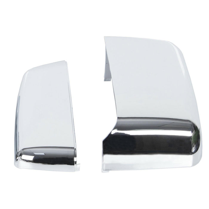DURAFORCE For 2014-2019 Chevy Silverado GMC Sierra Chrome Tow Mirror Cap Cover Assemblies