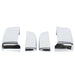 DURAFORCE For 2014-2019 Chevy Silverado GMC Sierra Chrome Tow Mirror Cap Cover Assemblies