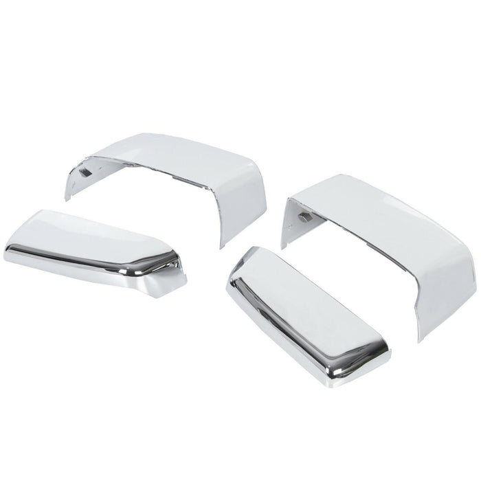 DURAFORCE For 2014-2019 Chevy Silverado GMC Sierra Chrome Tow Mirror Cap Cover Assemblies