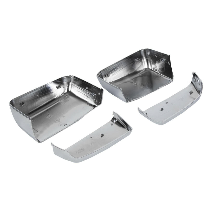 DURAFORCE For 2014-2019 Chevy Silverado GMC Sierra Chrome Tow Mirror Cap Cover Assemblies