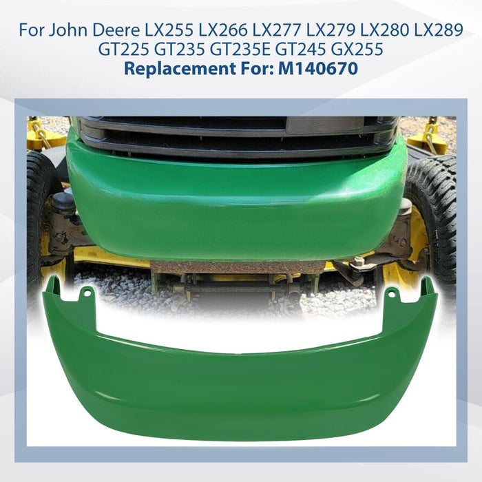 DURAFORCE Front Bumper Replacement for M140670 John Deere GT225 GT235 GT235E GT245 GX255