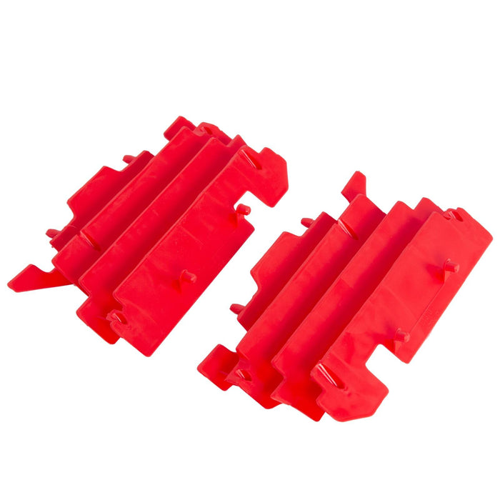 DURAFORCE Red RADIATOR LOUVERS Guards For Honda CR125R CR250R CRF450R 2000-2004 01 02 03