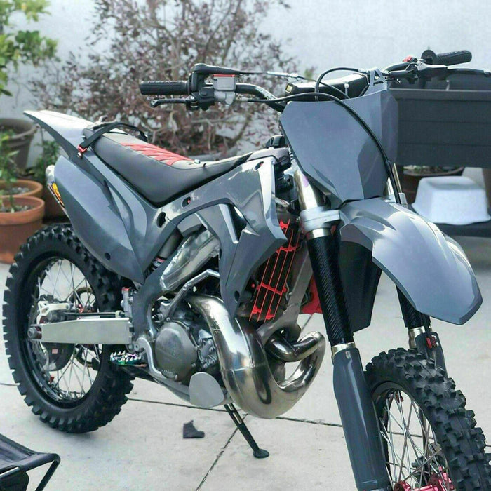 DURAFORCE Red RADIATOR LOUVERS Guards For Honda CR125R CR250R CRF450R 2000-2004 01 02 03