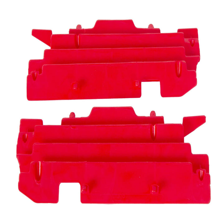 DURAFORCE Red RADIATOR LOUVERS Guards For Honda CR125R CR250R CRF450R 2000-2004 01 02 03