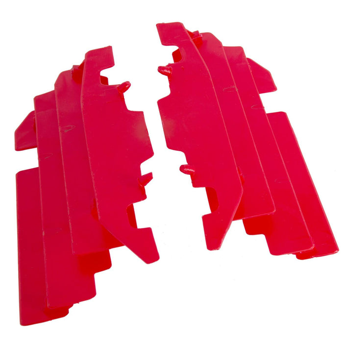 DURAFORCE Red RADIATOR LOUVERS Guards For Honda CR125R CR250R CRF450R 2000-2004 01 02 03
