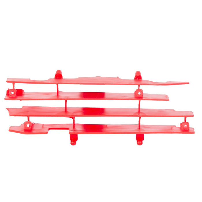 DURAFORCE Red RADIATOR LOUVERS Guards For Honda CR125R CR250R CRF450R 2000-2004 01 02 03