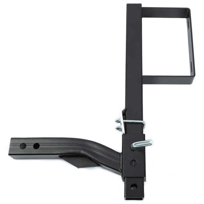 DURAFORCE Spare Tire Mount Carrier Bracket For SUV ATV UTV RV Truck Car w/2'' Receiver