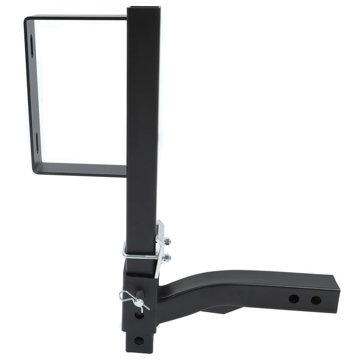 DURAFORCE Spare Tire Mount Carrier Bracket For SUV ATV UTV RV Truck Car w/2'' Receiver