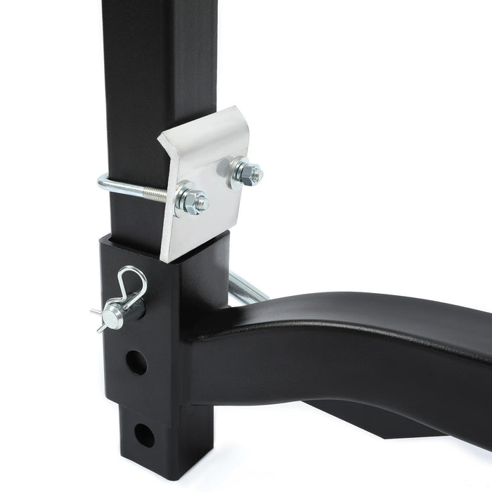 DURAFORCE Spare Tire Mount Carrier Bracket For SUV ATV UTV RV Truck Car w/2'' Receiver